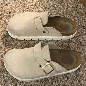 Women's Cream Slip-On Loafers